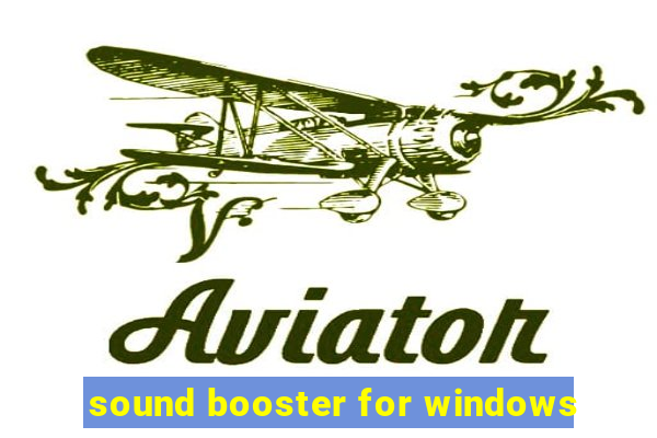 sound booster for windows